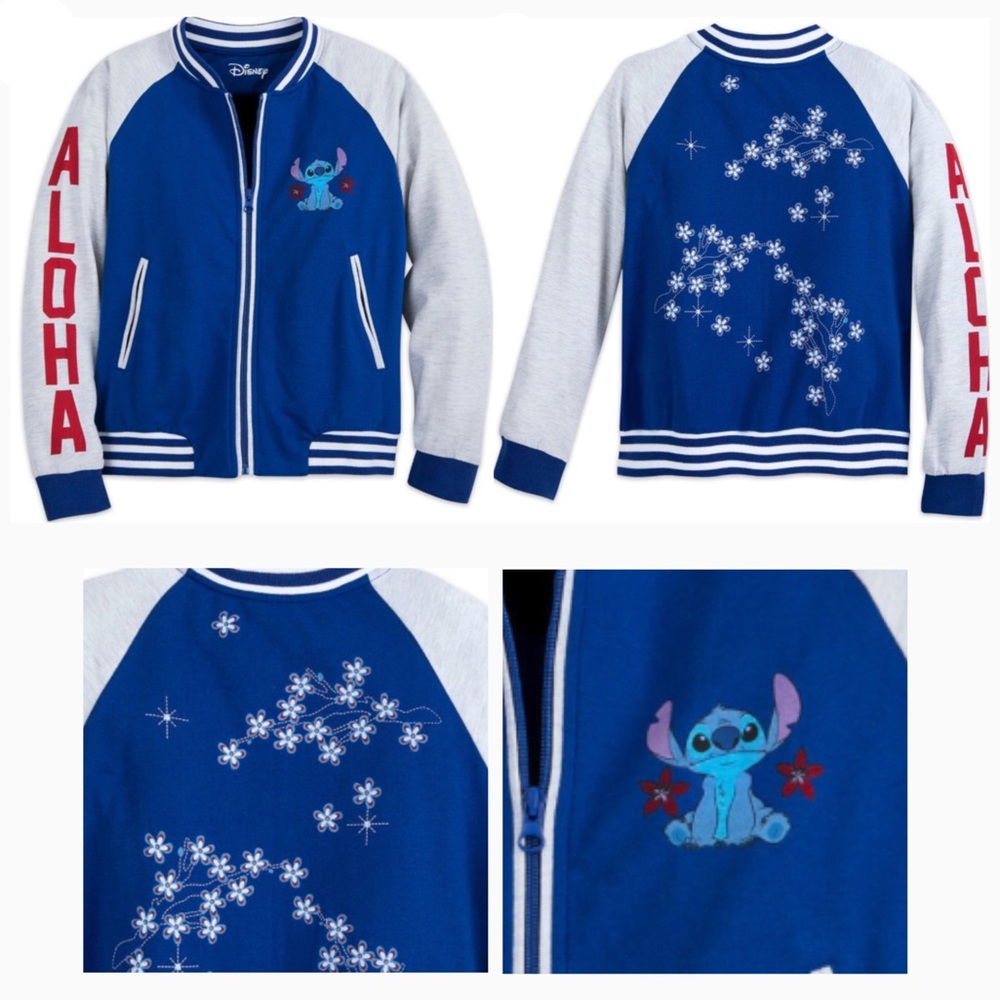 🆕Disney Store-Stitch light zipper jacket